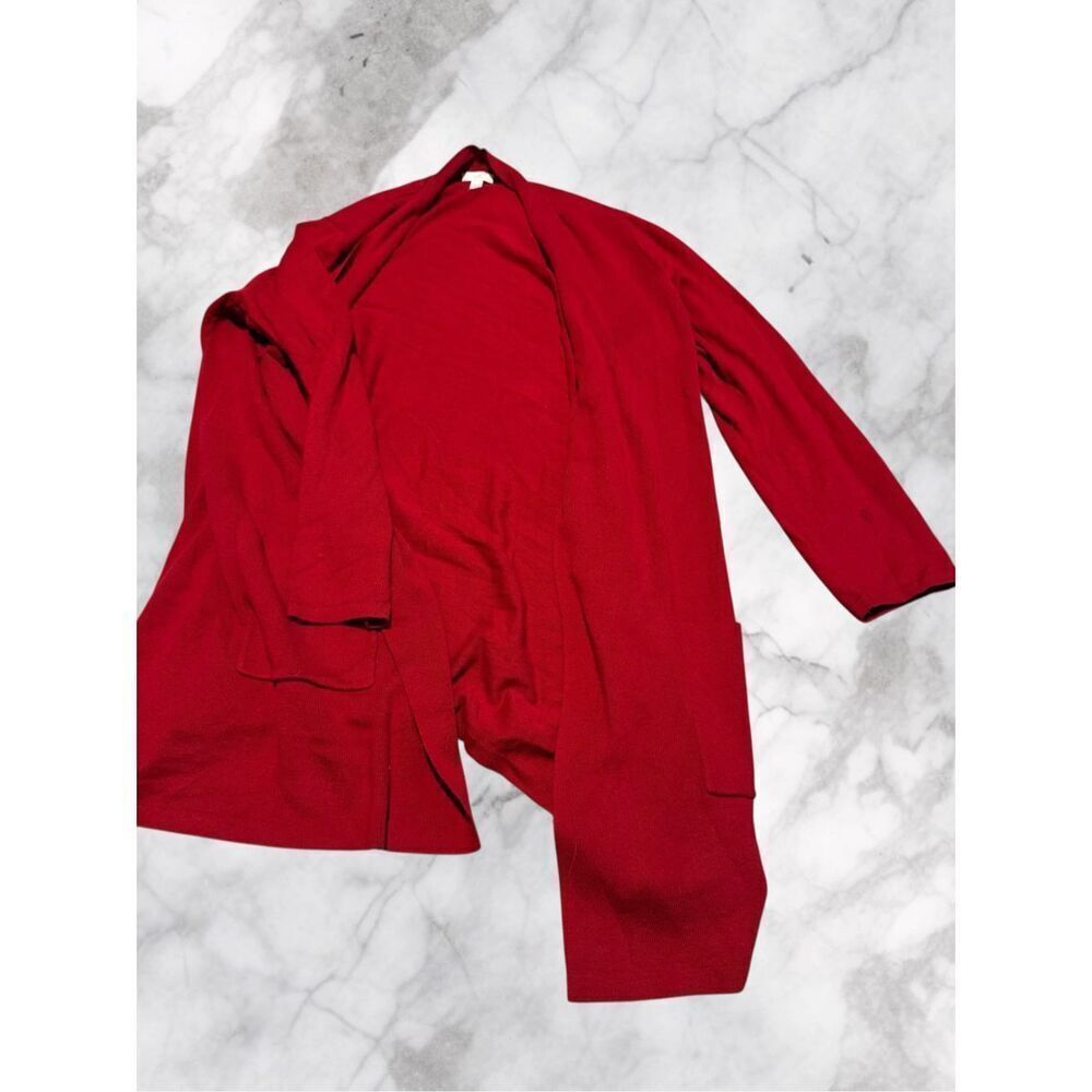 J Jill Red Cardigan Size XL